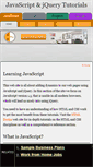 Mobile Screenshot of learnjavascript.co.uk